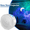 USB Projection Lamp LED Gypsophila Laser Light Colorful Rotating Night Llight,  US/EU Plug(White)