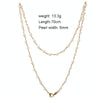 Mask Anti-Lost Lanyard Pearl Sweater Chain Multi-Purpose Mask Lanyard Glasses Chain(Gold)
