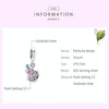 S925 Sterling Silver Perfume Bottle Pendant DIY Bracelet Necklace Accessories