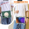 For Xiaomi Pad 7 / 7 Pro Rotatable Holder Silicone Hybrid PC Tablet Case with Shoulder Strap(Emreald Green)