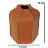 Outdoor Camping Flat Gas Tank Leather Case Camping Steam Lamp Fuel Tank PU Protective Cover For 450g Gas Tank
