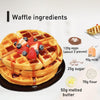 1000W Waffle Maker Breakfast Bread Maker Sandwich Maker Temperature Adjustable Electric Baking Pan(EU Plug)