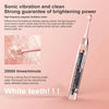 Original Lenovo B002.1-C2 USB Charging Wireless Sonic Electric Toothbrush with 5 Antibacterial Brush Heads, Luxury Version(Pink)