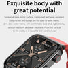 E500 1.83 inch HD Square Screen TPU Watch Strap Smart Watch Supports ECG Monitoring / Non-invasive Blood Sugar(Blue)