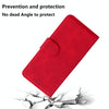 For Asus Zenfone 9 Skin Feel Pure Color Flip Leather Phone Case(Red)