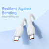Baseus Pudding Series 100W Type-C to Type-C Fast Charging Data Cable, Length:1.2m(White)