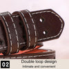 Dandali Ladies Microfiber Bottom Buckle Belt Versatile Jeans Waistband, Length: 105cm(Brown)