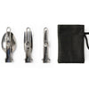 Three-Piece Stainless Steel Foldable Outdoor Cutlery