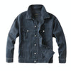 Autumn Winter Retro Denim Jacket Loose Work Jacket, Size: S(Blue)