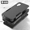 For Samsung Galaxy XCover7 2 in 1 PC + TPU Phone Case(Black)
