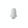 Anti-Noise Sleep Earplugs Silicone Soundproof Earplugs Industrial Noise Cancelling Silent Earplugs(White)