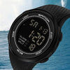 SANDA 375 Watch For Male Students Simple Casual Electronic Watch Sports Waterproof Luminous Watch(Black)