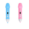 Low Temperature 3D Printing Pen Wireless Charging Printing Pen(Pink)