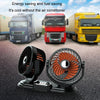 F621 Car Rotatable Turntable Silent Car Double Head Fan, Model: USB