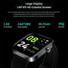 NORTH EDGE NHC 1.65 inch TFT Screen Smart Watch, Support PPG + ECG(Black)