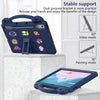 For  Lenovo Tab  P12 Handle Kickstand Children EVA Shockproof Tablet Case(Navy Blue)