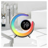 20W Dual Alarm Clock Touch Control Wake Up RGB Light with Nature Music for Sleep (Gold)