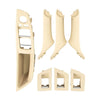 Car Imported Version Inside Doors Handle Pull Trim Cover 5141 7225 873 for BMW F10 F18, Left Driving (Beige)