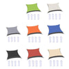 Outdoor Garden Sunshade Sail Waterproof Anti-UV Canopy, Size: 3m x 6m(Royal Blue)