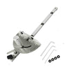 Woodworking Pusher Slide Ruler Woodworking Table Saw Measuring Tool, Style:Aluminum Handle