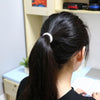 20pcs / Pack Girls Kids Rubber Bands Ponytail Holder Elastic Hair Bands(White)