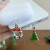 For 8 Pin Christmas Series Dust Plug(Two Red Hearts)