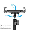 Telescopic Car Phone Mount Extension Arm Double Jointed Swivel Carbon Fiber Bracket Connecting Rod, Model: 235-335mm For 25.4mm Ball Head