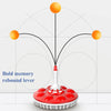 Household Suction Cup Self-Training Elastic Flexible Shaft Children Parent-Child Training Table Tennis Trainer, Style:  2 Poles 6 Balls (Blue)