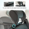A03 Adjustable Car Auto U-shaped Memory Foam Neck Rest Cushion Seat Pillow (Black)