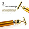 Beauty Electric Facial Pulse Roller Massager(24K Gold)