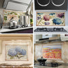Self-Adhesive Heat-Resistant Oil-Proof Stickers Household Kitchen Stove Tile Wall Stickers, Specification: LZ-009(58x80cm)