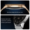 HD1 1.3 Inch AMOLED Screen Smart Watch with NFC Function(Silver Steell+Silicone Strap)