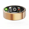R11M SIZE 10 Smart Ring, Support Heart Rate / Blood Oxygen / Sleep / Multiple Sports Modes(Gold)