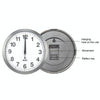 Smart Network Automatic Time Synchronization Wifi Wall Clock Modern Minimalist Silent Living Room Clock, Size:12 inch(Silver)