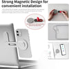 Laptop Phone Expansion Bracket Aluminum Magnetic Phone Stand(Silver)