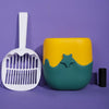 Tinypet Ice Cream Cat Litter Scoop - Yellow & Green - Hangable