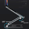 Boneruy P18 Ergonomic Desk Aluminum Holder for 14-17.3 Inch Laptops(Silver)