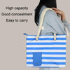 Beach Picnic Portable Wine Insulation Bag(Blue+Liner Bag)