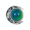 SCC2558 Sterling Silver S925 Temperature Sensitive Discoloration Blue Moon Bead Bracelet Accessories