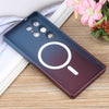 For Samsung Galaxy S25 Ultra 5G Liquid TPU Silicone Gradient MagSafe Phone Case(Blue Purple)
