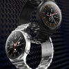 N58 IP67 1.28 inch Touch Color Screen Smart Watch(Stainless Steel Black)