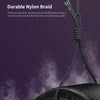 ENKAY 6-in-1 5A USB + Type-C to Type-C / 8 Pin / Micro USB Multifunction Fast Charging Cable, Cable Length:1.3m(Black)