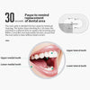 Rechargeable Ultrasonic Soft Bristle Electrical Toothbrushes Flosser 6 Gear With 4 Brushes(White)