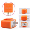 Motorcycle LED Turn Signal Relay(Fresh Orange)