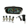 Agricultural Vehicle Car Modification Instrument, Style: Oil Meter (NPT1/4) With Voltage