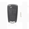 Opel HU43 Flip Key Case Shell 2/3 Button Blade Replacement