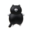 Fat Cat 3D Refrigerator Magnet Magnetic Sticker Phone Case DIY Accessories(Black)