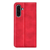 For Samsung Galaxy A36 Retro-skin Magnetic Suction Leather Phone Case(Red)