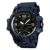 SKMEI 1155B Multifunctional Men Outdoor Sports Noctilucent Waterproof Large Dial Wrist Watch(Denim Blue)