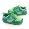 D2540 Autumn And Winter Soft Soled Walking Shoes Baby Shoes For 0-1 Years Old, Size: 12cm(Green)